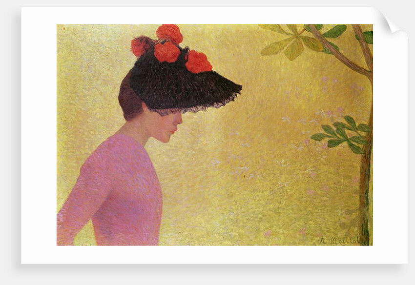 Profile of a Young Woman, c.1890 by Aristide Maillol