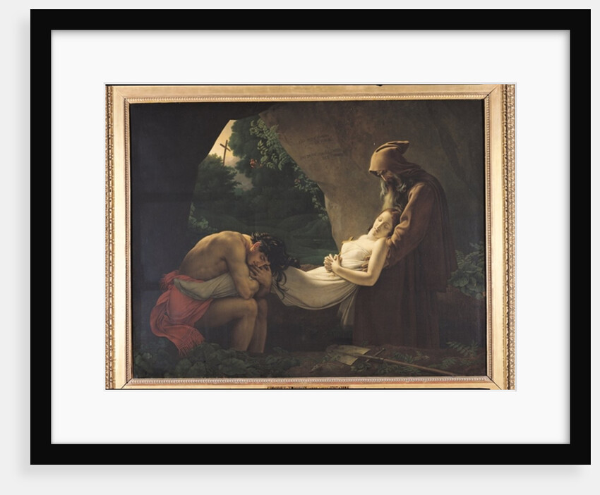 The Tomb of Atala, 1808 by Anne Louis Girodet de Roucy-Trioson