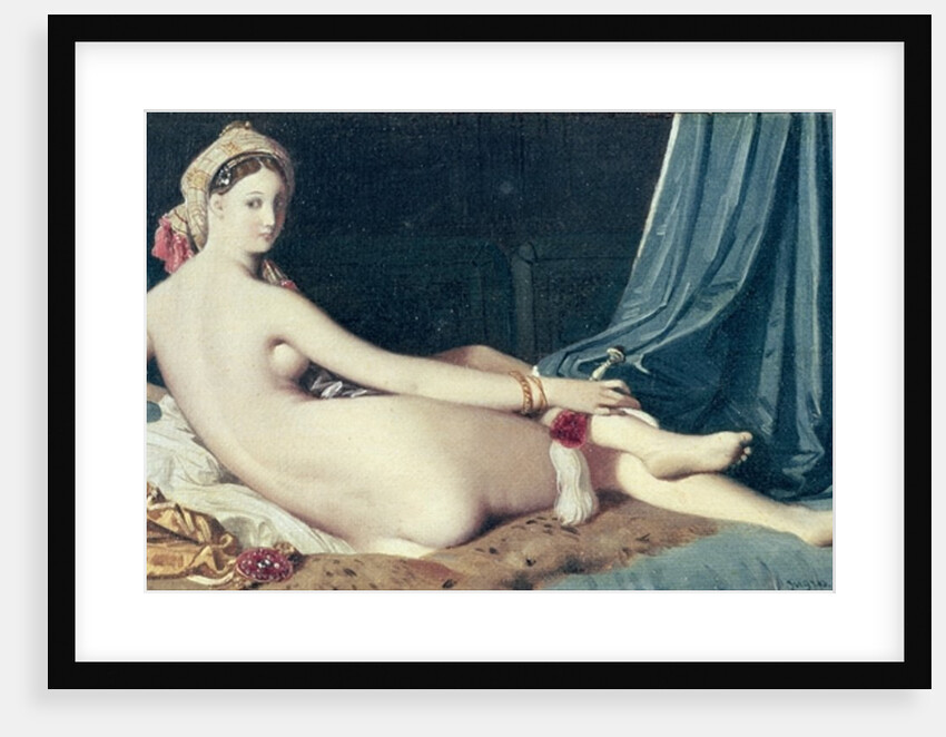 Odalisque, 1814 by Jean Auguste Dominique Ingres