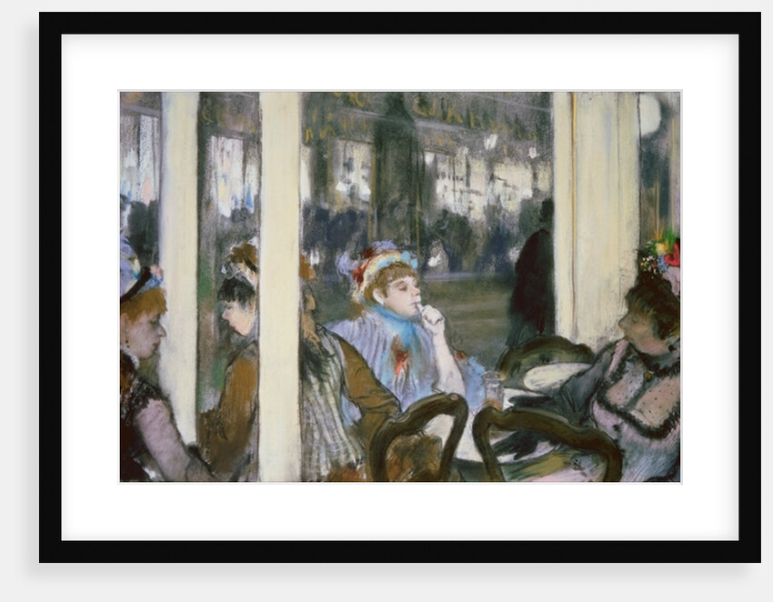 Women on a Cafe Terrace, 1877 by Edgar Degas