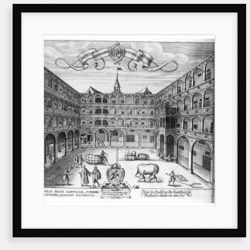 The 'Domus Germanorum' in Venice, 1616 by Raphael Custos