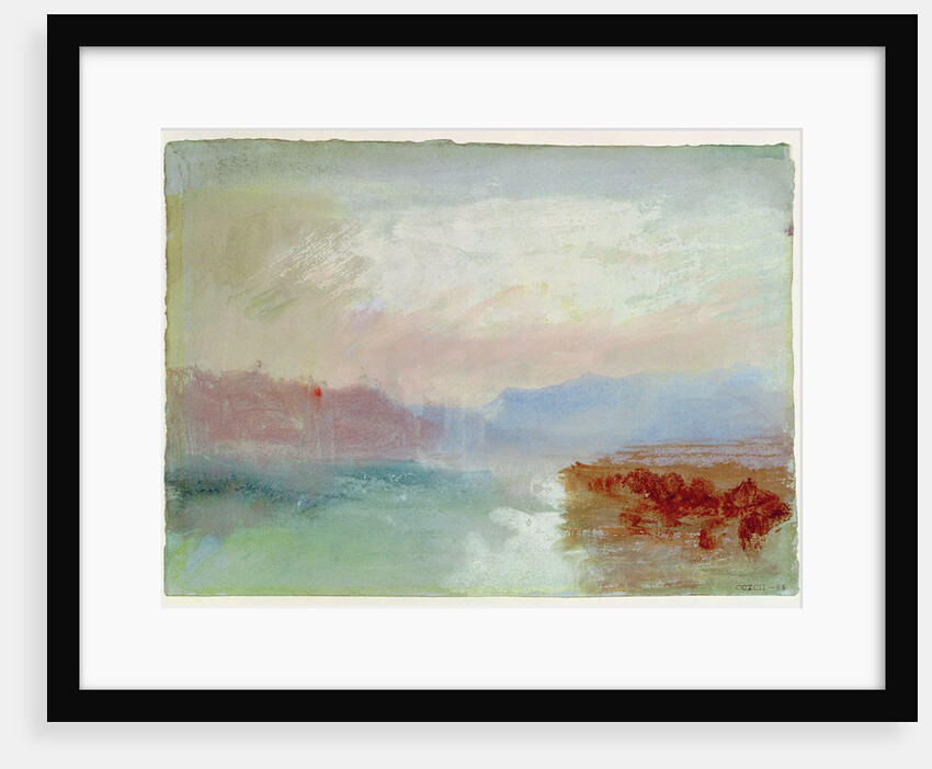 River scene, 1834 by Joseph Mallord William Turner