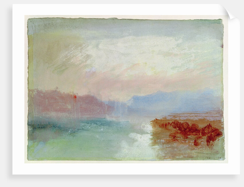 River scene, 1834 by Joseph Mallord William Turner