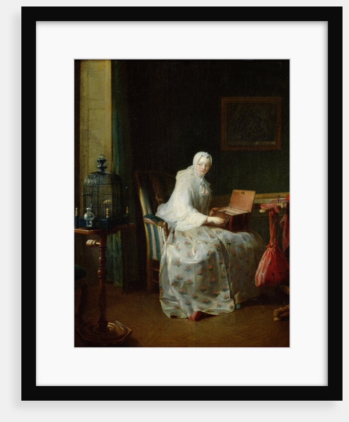 The Bird Organ or A Woman Varying Her Pleasures, 1751 by Jean-Baptiste Simeon Chardin