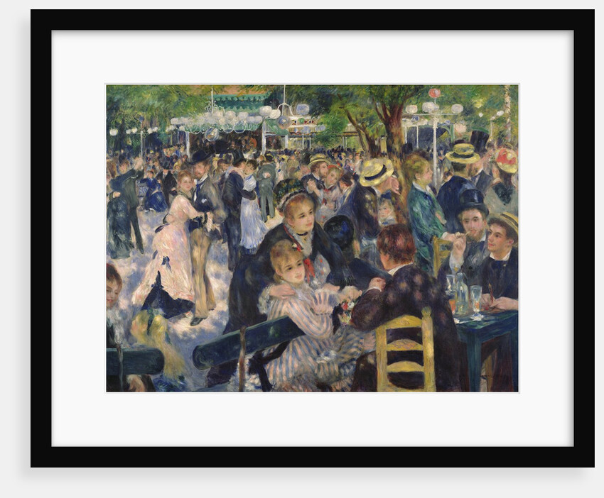 Ball at the Moulin de la Galette, Paris 1876 by Pierre Auguste Renoir