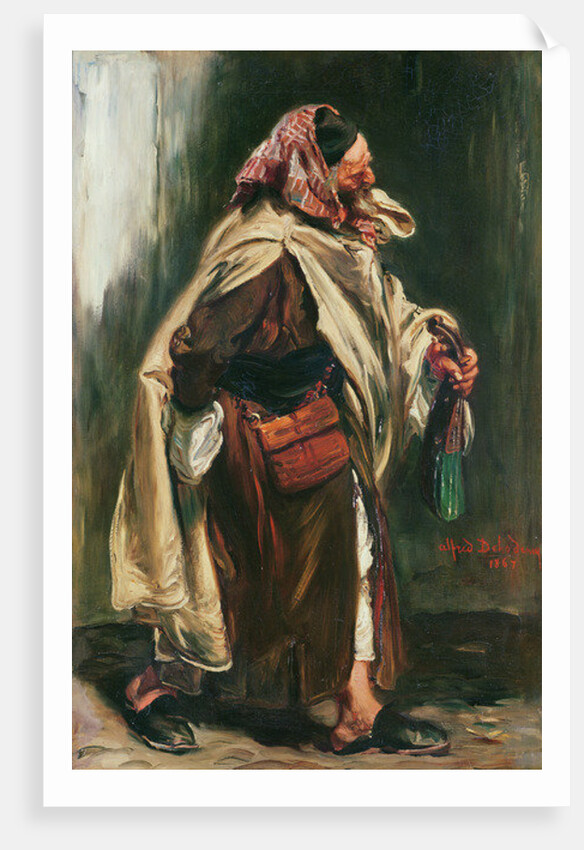 Elderly Moroccan Jew, 1867 by Alfred Dehodencq
