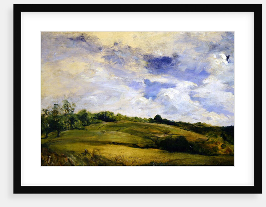 Landscape and clouds by Louis Antoine Leon Riesener