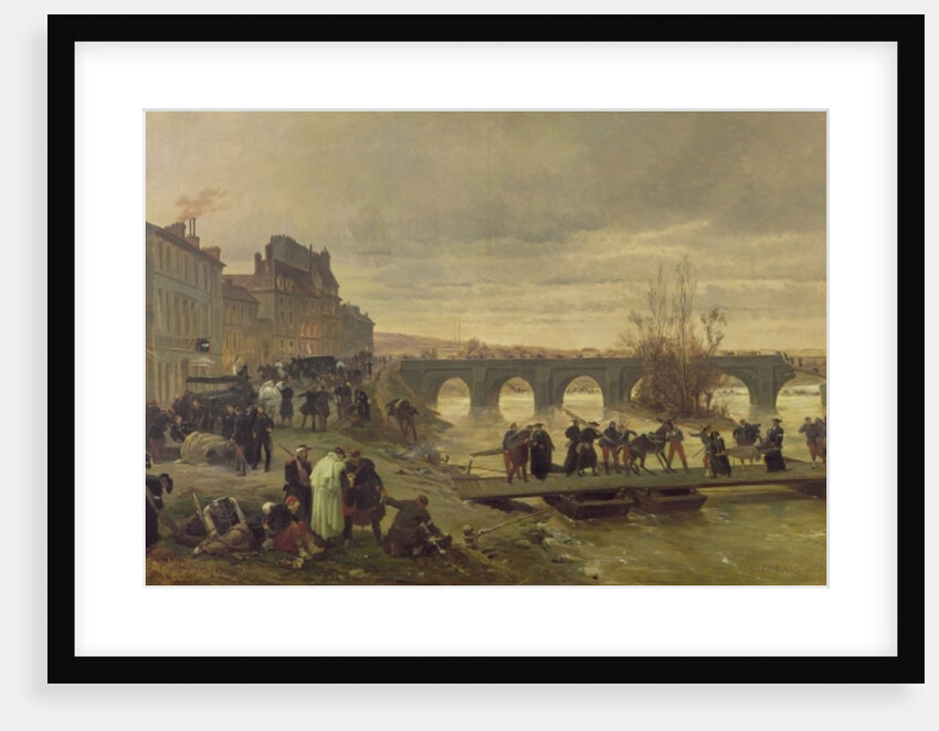 The Ambulance de la Presse at Joinville during the Siege of Paris by Alfred & Guiaud Jacques (1811-76) Decaen