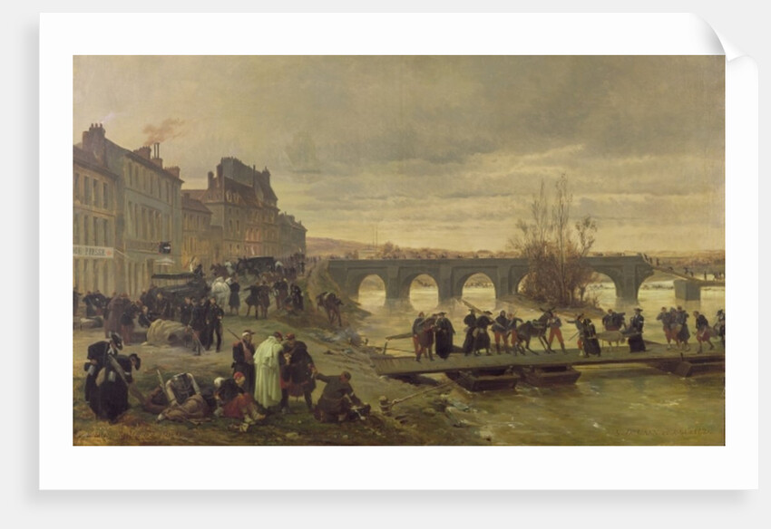 The Ambulance de la Presse at Joinville during the Siege of Paris by Alfred & Guiaud Jacques (1811-76) Decaen