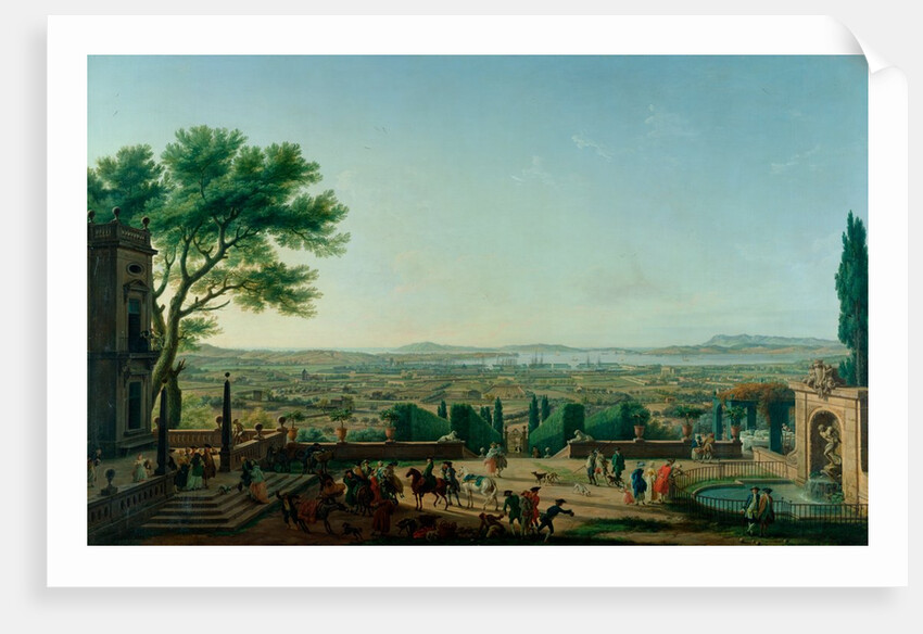 City and Port of Toulon, 1756 by Claude Joseph Vernet