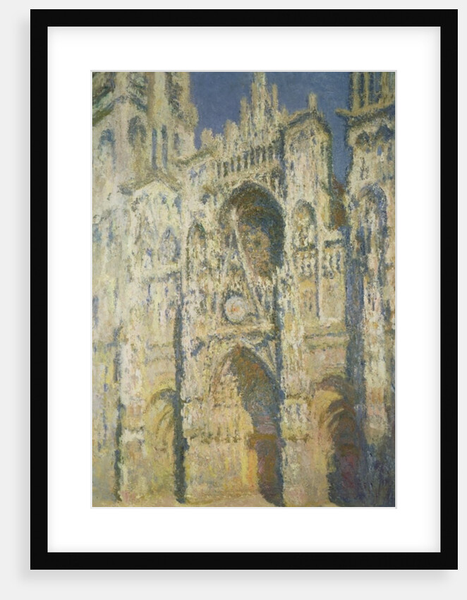 Rouen Cathedral, Full Sun, Blue Harmony and Gold, 1894 by Claude Monet