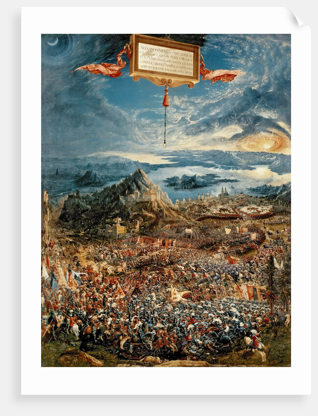 The Battle of Issus, or The Victory of Alexander the Great, 1529 by Albrecht Altdorfer