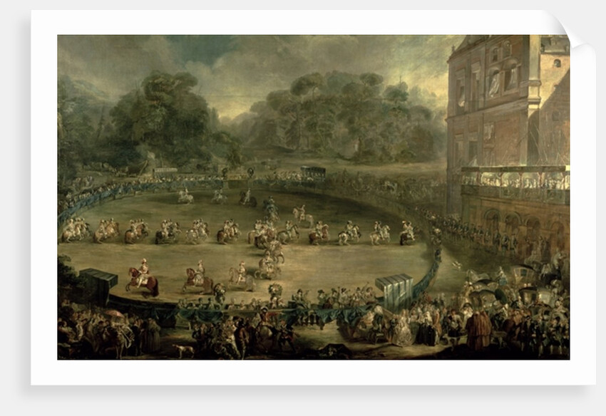 The Royal Parade by Luis Paret y Alcazar