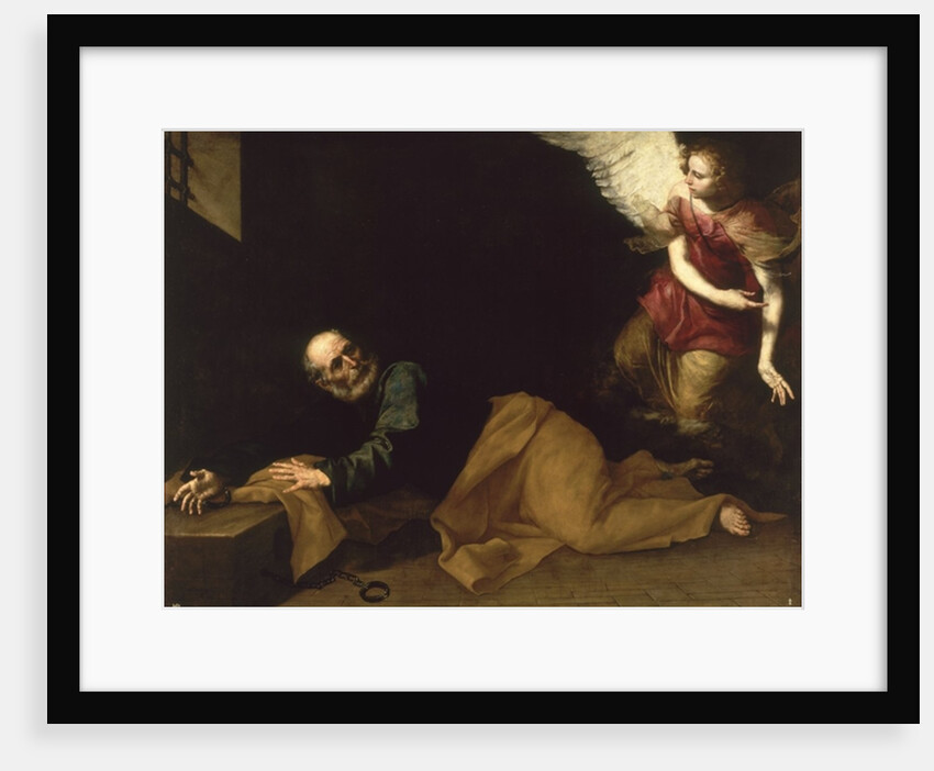 St. Peter Freed by an Angel, 1639 by Jusepe de Ribera