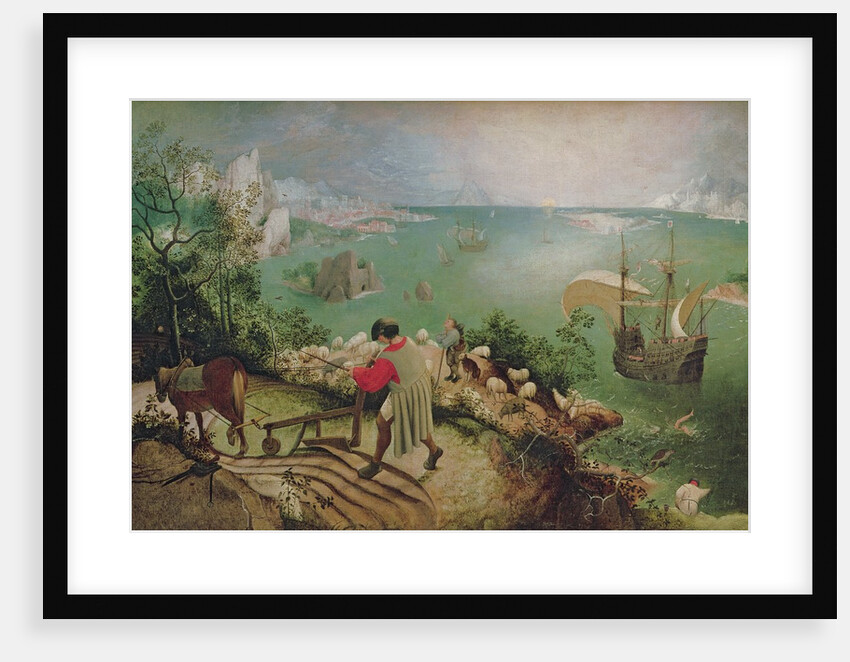 Landscape with the Fall of Icarus, c.1558 by Pieter the Elder Bruegel