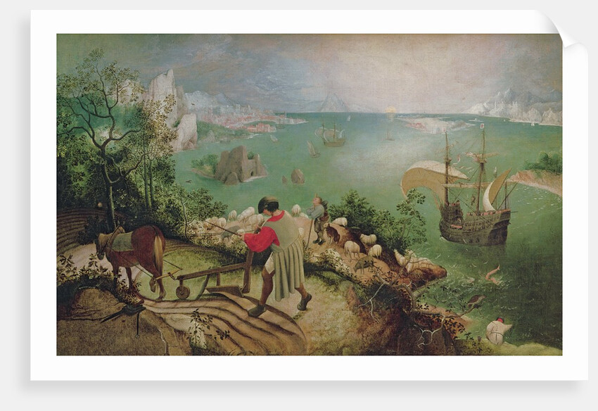 Landscape with the Fall of Icarus, c.1558 by Pieter the Elder Bruegel