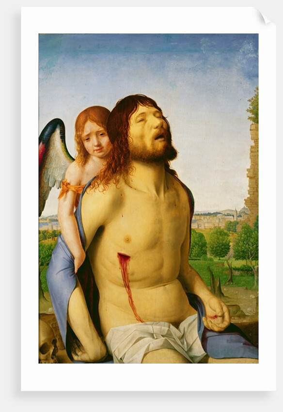 The Dead Christ Supported by an Angel, c.1475/78 by Antonello da Messina