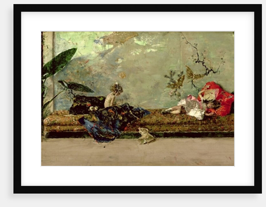 The Painter's Children in the Japanese Salon by Mariano José María Bernardo Fortuny y Carbó