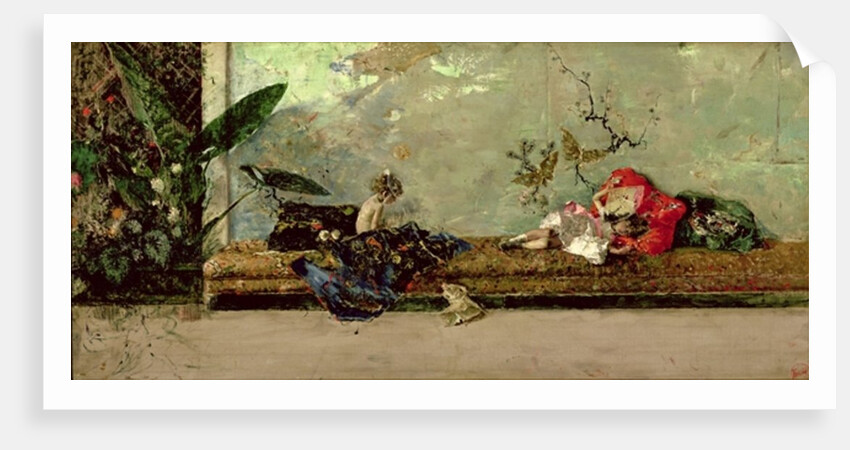 The Painter's Children in the Japanese Salon by Mariano José María Bernardo Fortuny y Carbó