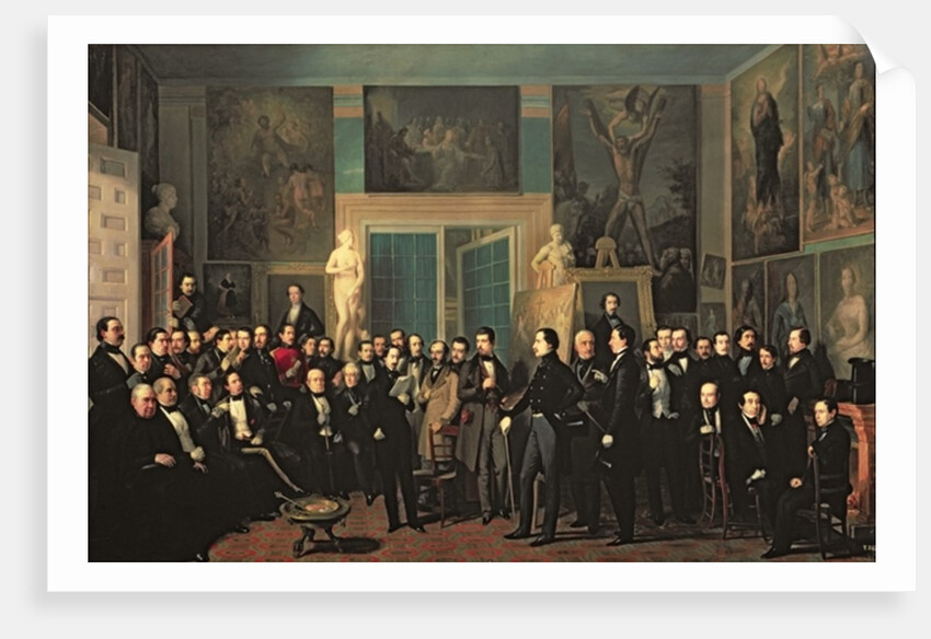 The Gathering of the Poets, 1846 by Antonio María Esquivel y Suárez de Urbina