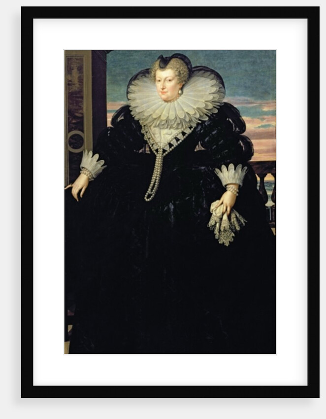 Marie de Medici Queen of France, 1617 by Frans II Pourbus