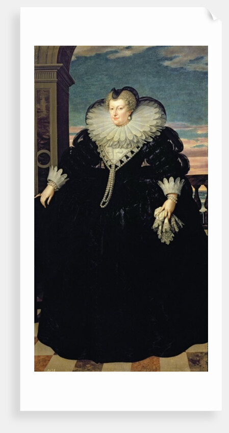 Marie de Medici Queen of France, 1617 by Frans II Pourbus