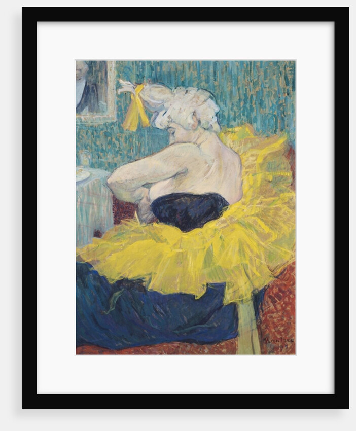 The Clowness Cha-U-Kao in a Tutu, 1895 by Henri de Toulouse-Lautrec