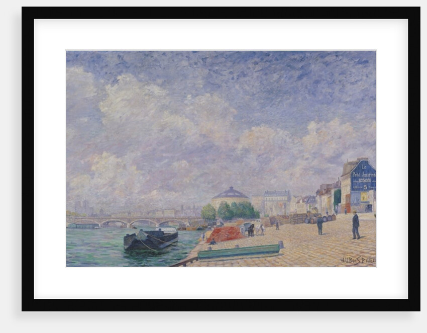 The Seine at Bercy, 1885 by Albert Dubois-Pillet