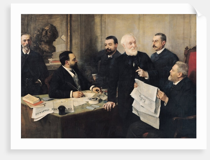 The Board of Directors of 'La Republique Francaise', 1890 by Henri Gervex