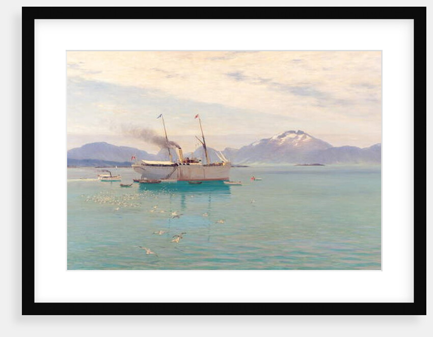 Summer Morning at Molde, 1892 by Johannes Martin Grimelund