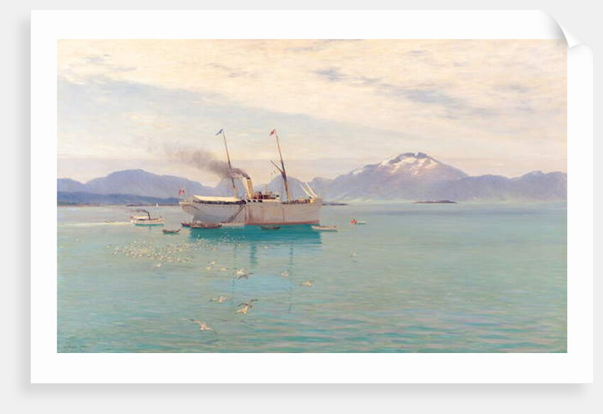Summer Morning at Molde, 1892 by Johannes Martin Grimelund