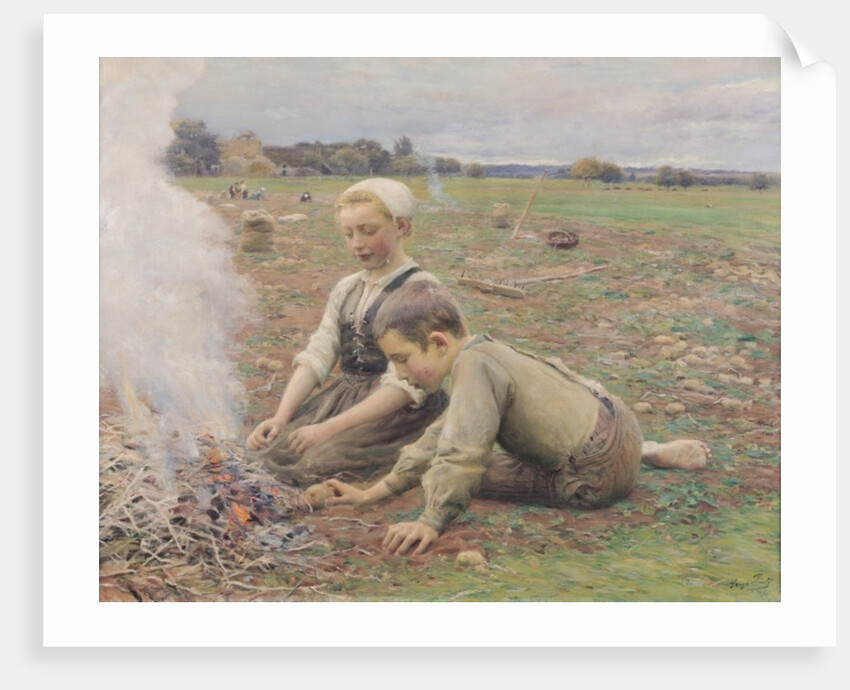 The Potato Gatherers, 1898 by Jose Julio de Souza Pinto