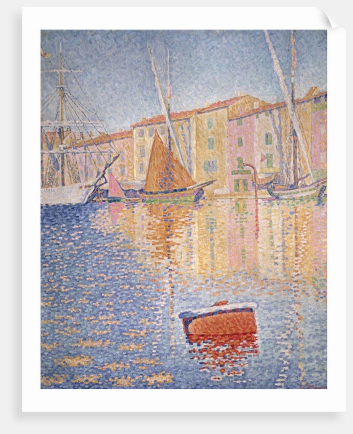 The Red Buoy, Saint Tropez, 1895 by Paul Signac
