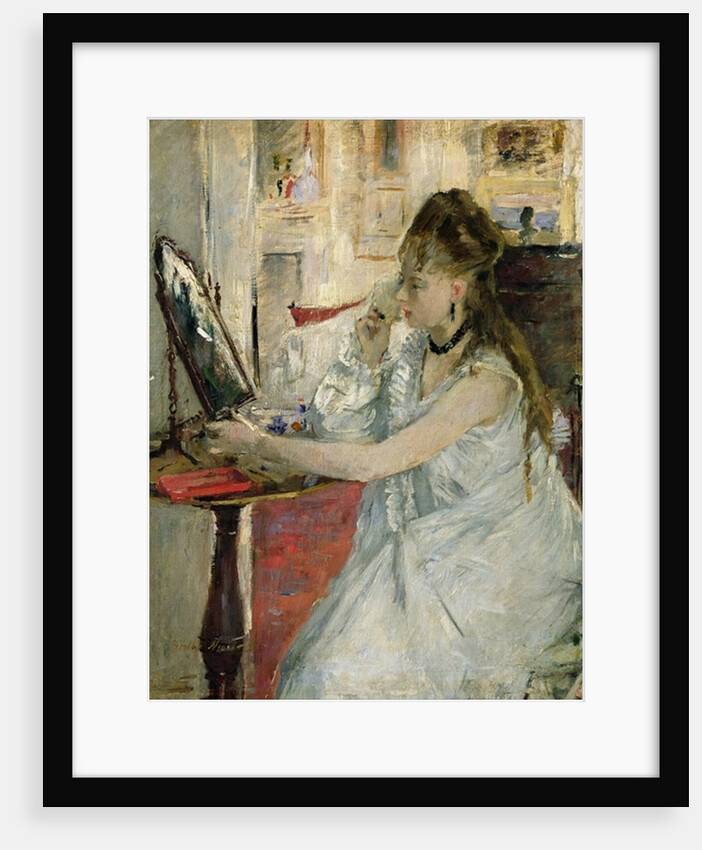 Young woman powdering herself, 1877 by Berthe Morisot
