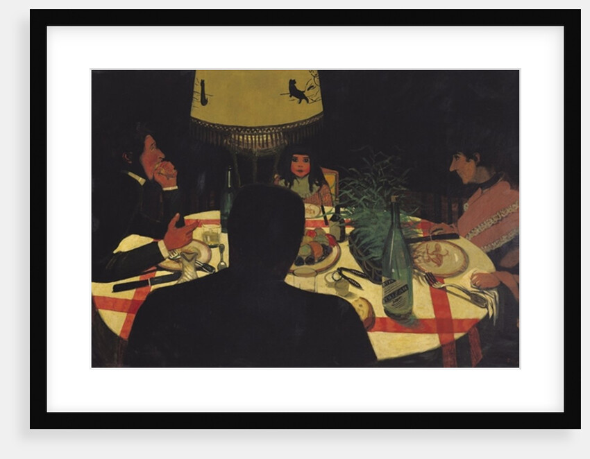 Dinner by Lamplight, 1899 by Felix Edouard Vallotton