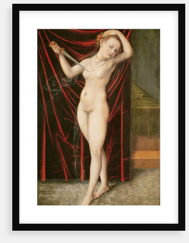 The Death of Lucretia, c.1524 by Lucas the Elder Cranach