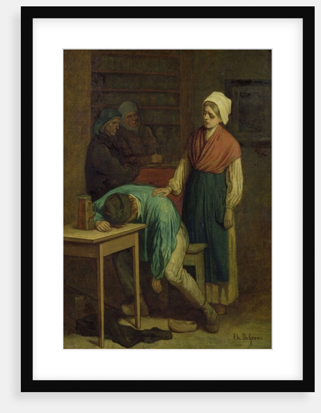 The Drunkard by Charles de Groux