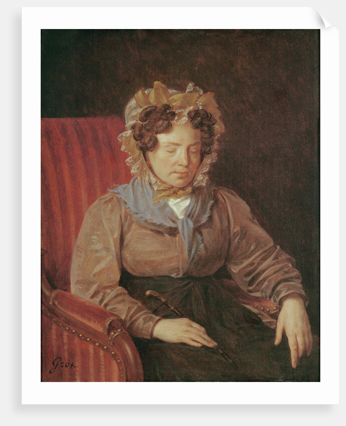 The painter's mother-in-law by Baron Antoine Jean Gros