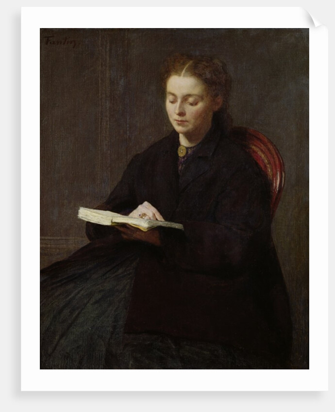 Reading, 1863 by Ignace Henri Jean Fantin-Latour