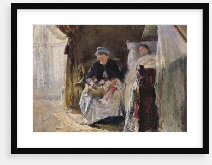 The Invalid and the Birth, 1887 by William van Strydonck
