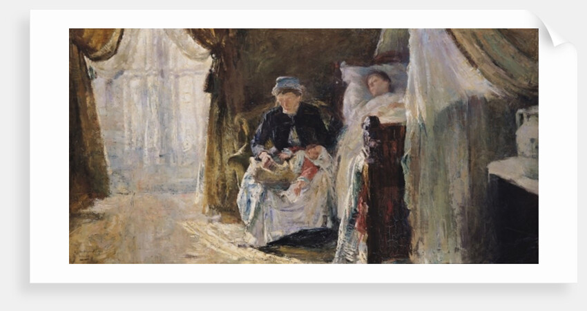 The Invalid and the Birth, 1887 by William van Strydonck