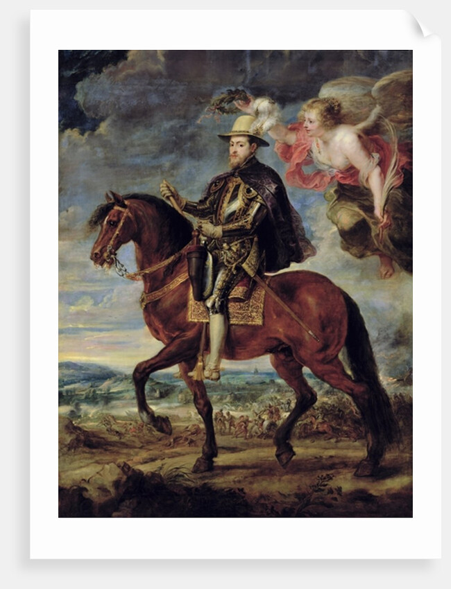 Philip II Crowned by Victory, 1628 by Peter Paul Rubens