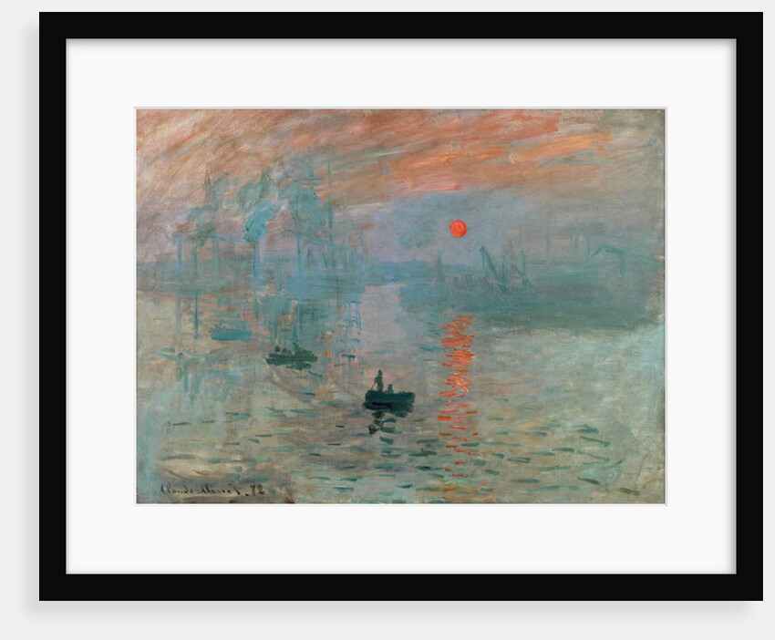 Impression, Sunrise, 1872 by Claude Monet