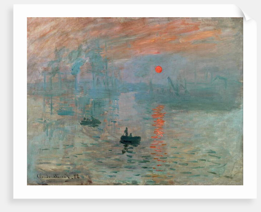 Impression, Sunrise, 1872 by Claude Monet