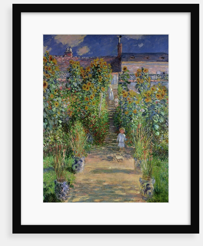The Artist's Garden at Vetheuil, 1880 by Claude Monet