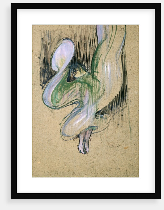 Study for Loie Fuller at the Folies-Bergere, 1893 by Henri de Toulouse-Lautrec
