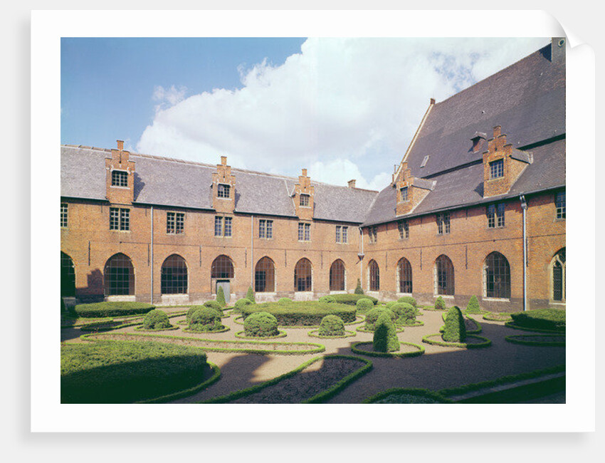 View of the Cloisters and Courtyard by Anonymous