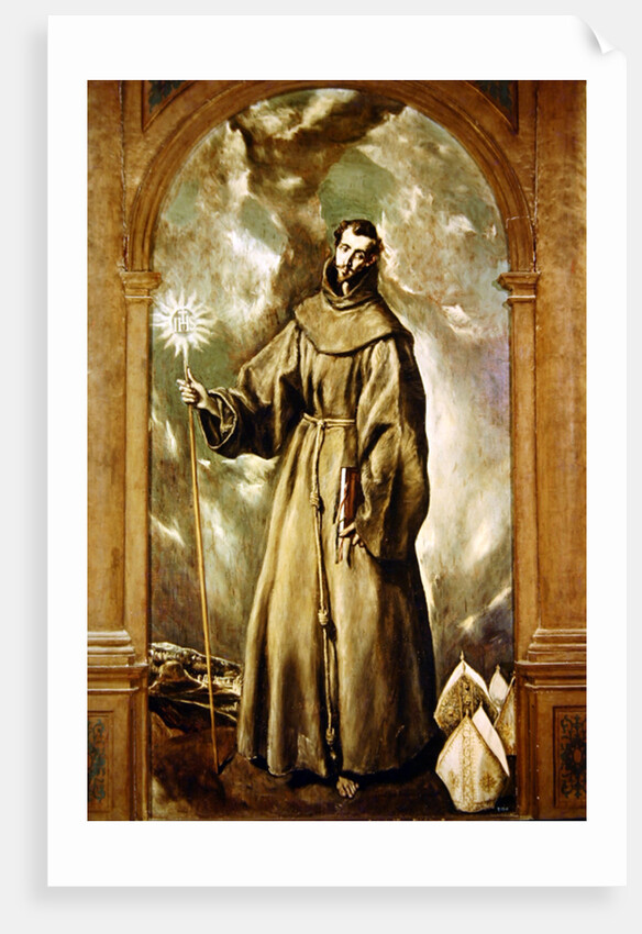 Saint Bernard of Clairvaux, 1603 by El Greco
