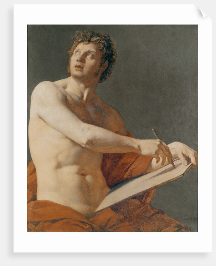 Portrait study by Jean Auguste Dominique Ingres