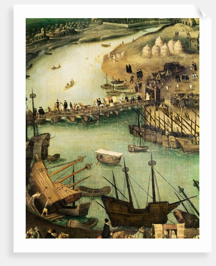 The Port of Seville, c.1590 by Alonso